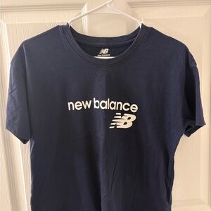 New Balance Dark Blue Crew Neck Tee